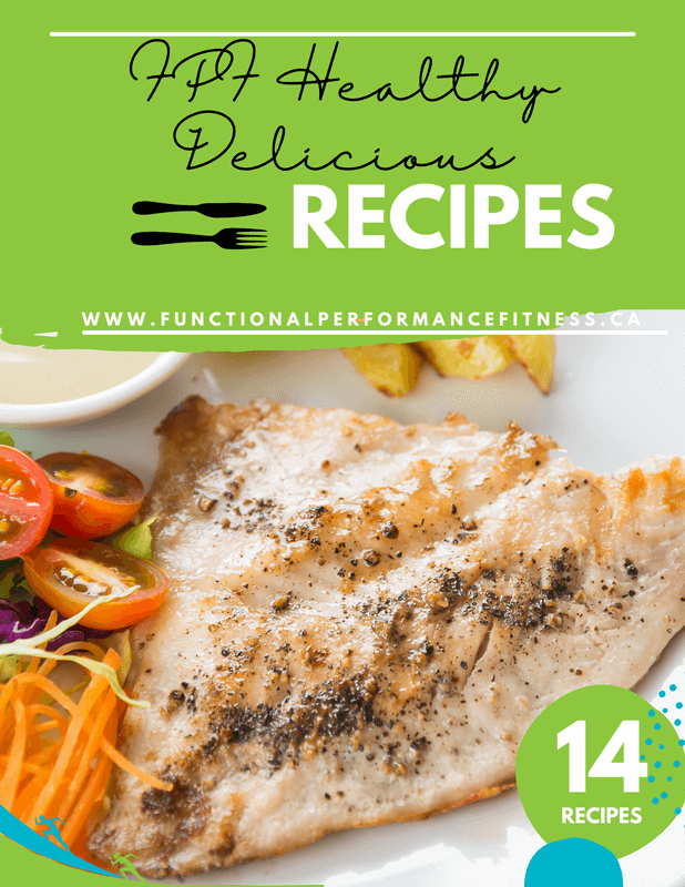 Cover image of our newly designed healthy and delicious 5 ingredient recipe guide. 