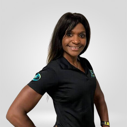 Headshot of Natatia who is the Fitness Manager, personal trainer, nutritionist and group fitness instructor.